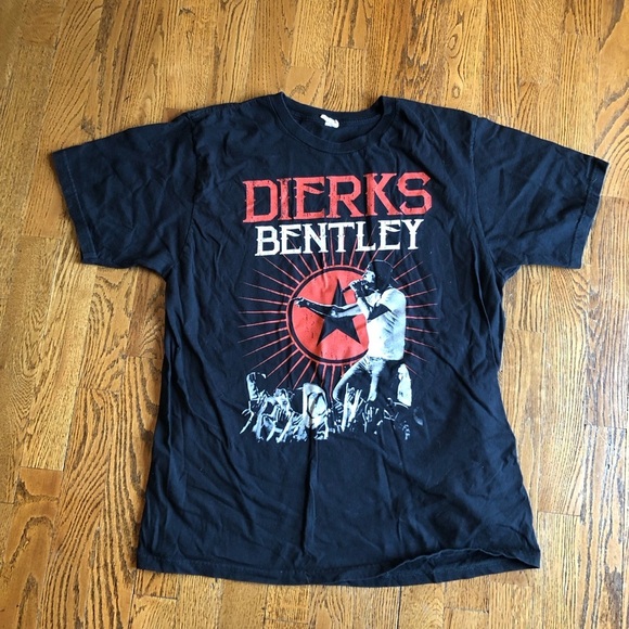 Dierks Bentley Locked and Reloaded concert tour T-Shirt - Picture 1 of 5